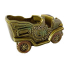 Vintage Caffco Ceramic Antique Car Planter Flower Pot Jalopy 70s Green Japan