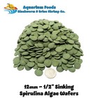 12mm-1 2  Small Spirulina  Algae   Veggie Sinking Wafers  All Tropical Fish  Jar