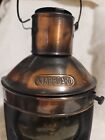 Vintage Starboard Ship Brass Oil Lamp Nautical Maritime Boat Lantern Lt Green