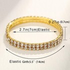 Sexy Anklets For Women Crystal Rhinestone Stretch Tennis Ankle Elastic Bracel   