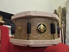 Golden Oak 14x6 5 Melany Custom Snare Drum With Sigu Maple Wood Hoops