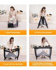 Lilleprins 4 In 1 Pack And Play With Bassinet  Diaper Changing Table For Newborn