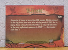 Cool Old Vintage Nice Looking Wwe Aggression Wrestling Card Rikishi
