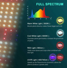 2024 Newest Phlizon P4000w Led Grow Light Full Spectrum Indoor Veg Flower Uv ir
