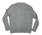 Polo Ralph Lauren Men s Grey Cable Knit Cotton Pullover Sweater B t