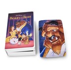 Disney Beauty And The Beast Vhs Box Throw Blanket 50     70  New