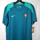 Portugal National Team Jersey Mens Large Green Soccer Nike Dri-fit Fpf Slim Fit