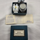 Set Of 2 Royal Worcester Egg  Coddler Cups With Original Recipe Book