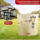 Redford Supply Cold Snap  5  f  Backflow Insulation Cover 14 w X 14h  Tan New