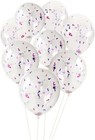 12 Pack Confetti Balloons Bachelorette Party Bridal Shower Decorations