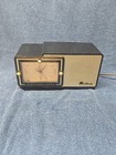 Vintage 1950 s Bulova Precision Made Model 100 Am   Alarm Clock Radio - Working 