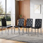 4-packpu Dining Chairs  35  Ergonomic Backrest Legs