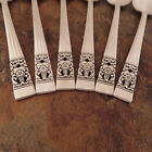 Oneida Coronation Set Of 6 Teaspoons Spoon Community Silverplate Flatware Lot W
