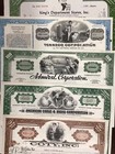 10 Different Stock Certificates Set  b   Free Shipping