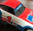 Vintage Ho Amrac Datsun 240z Bap Geon  1 Red White Blue Slot Car For Repair
