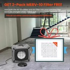 Abestorm Filteair Hepa V3 Air Scrubber Merv-10  Hepa activated Carbon Filter New