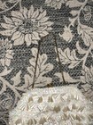 Walborg Women s Ivory Beaded Sequin Satin Evening Bag W  Gold Frame   Chain
