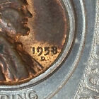 1958 Embros Wine Co Token Good Luck Token Coin Baltimore Md Encased Wheat Penny