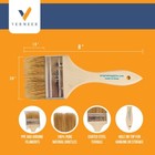 24 Pack - 3  Chip Brushes For Paints  Stains  Varnishes  Glues   Gesso