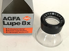 Agfa Lupe Loupe 8x Pocket Size Lightweight Magnifier Made W Germany Vtg