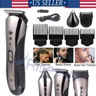 Professional Hair Clippers Trimmer Cutting Beard Cordless Barber Shaving Machine