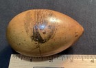 Wooden Egg Needle Case Antique Victorian Sewing Tool  - West Cliff Sheringham Uk