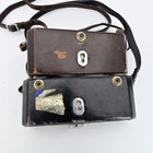 Vintage Nikon F Style Hard Half Case Bottoms Nippon Kogaku Brown   Black Japan