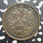 1856 Nova Scotia 1 2 Penny Half Penny Token Lot t1767