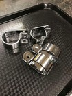 Harley 4pk Universal Motorcycle P Clamps Mounts Exhaust 2  Pipe Muffler