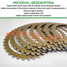 Clutch Friction Plates Kit   Gasket Set For Harley Sportster 1200 Custom Xl1200c
