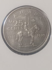 1973 Canadian 25 Cent Canada Quarter Beautiful Toning Circulated 