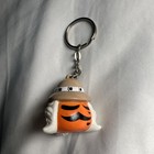 Tiger Exxon Gas Promo Key Chain Vintage 1997 Safari Hat Good Condition