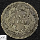 1876 S Seated Liberty Silver Dime 10c