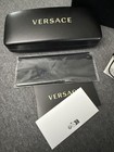 Versace Ve 1274 1436 55mm Black Metal Rectangle Eyeglasses 55mm