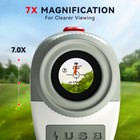 Redtiger 7x Magnification Golf Rangefinder Slope 1200 Yards Laser Range Finder