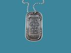 St  Michael Archangel Religious Necklace Pendant With Chain New Dog Tag
