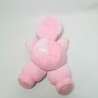 Eden Sleeping Pink Plush Baby Doll Blonde Hair Security Lovey Satin Trim Vintage
