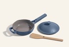 Our Place 8 5  Ceramic Nonstick Mini Always Pan Blue Salt 1 2 Qt