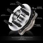 Fit 03-11 Mazda B4000 Ford Ranger 4wd Front Wheel Bearing   Hub Assembly W  Abs