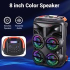 20000w Powerful Portable Rechargeable Wireless Bluetooth Party Speaker With Mic