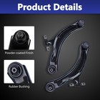 6pc F Susp Lca W  Ball Joints Tierods For 08-15 Nissan Rogue Rk621452 3
