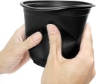 Raookif 100 Pack Nursery Pots  4 5 6 Inch Pot For 5 Inch  Black 
