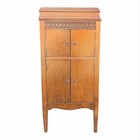 Rare Antique Lavette Wind Up Cabinet Phonograph Gramophone 78rpm Wood Hand Crank