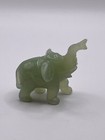 Elephant Carved Gemstone Statue Paper Weight Figurine Miniature Tiny