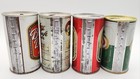 Vintage Collectible Wide Seam Steel Beer Can Lot Of 4 Empty Lot 