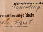 Ww2 Germany  Ausmusterungsschein  discharge Certificate 