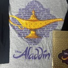 Disney   s Aladdin Broadway Musical Autographed Souvenir Program W  T-shirt S