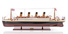 Handmade Rms Titanic Model     Fully Assembled Wooden Ship W  Rigging   Life Boats