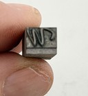 Antique Letterpress Printing Block Metal Type Letter Number Punctuation 2 3cm