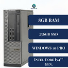Dell Desktop Computer Pc Intel I5 Sff 8gb 256gb Ssd 22in Lcd Wifi Windows 10 Pro